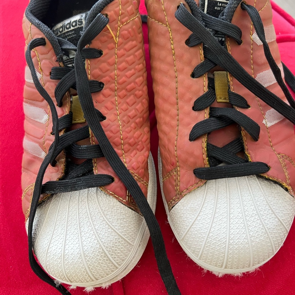Adidas superstar CTXM Xeno shoes US 4 in orange, multi